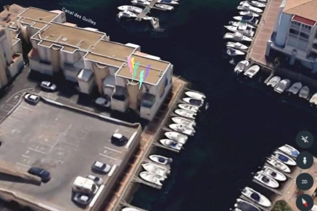 Studio Climatise Classe 2 Dans Marina Proche Mer Et Etang - Lit Wifi Fibre Et Parking Prive 塞特港 外观 照片